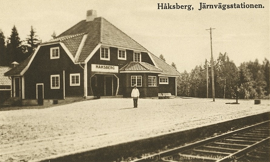 Ludvika, Håksberg, Järnvägsstationen