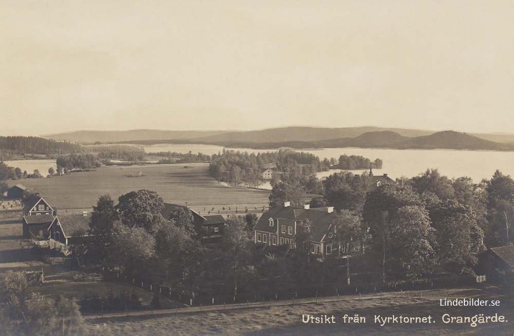 Utsikt från Kyrktornet, Grangärde