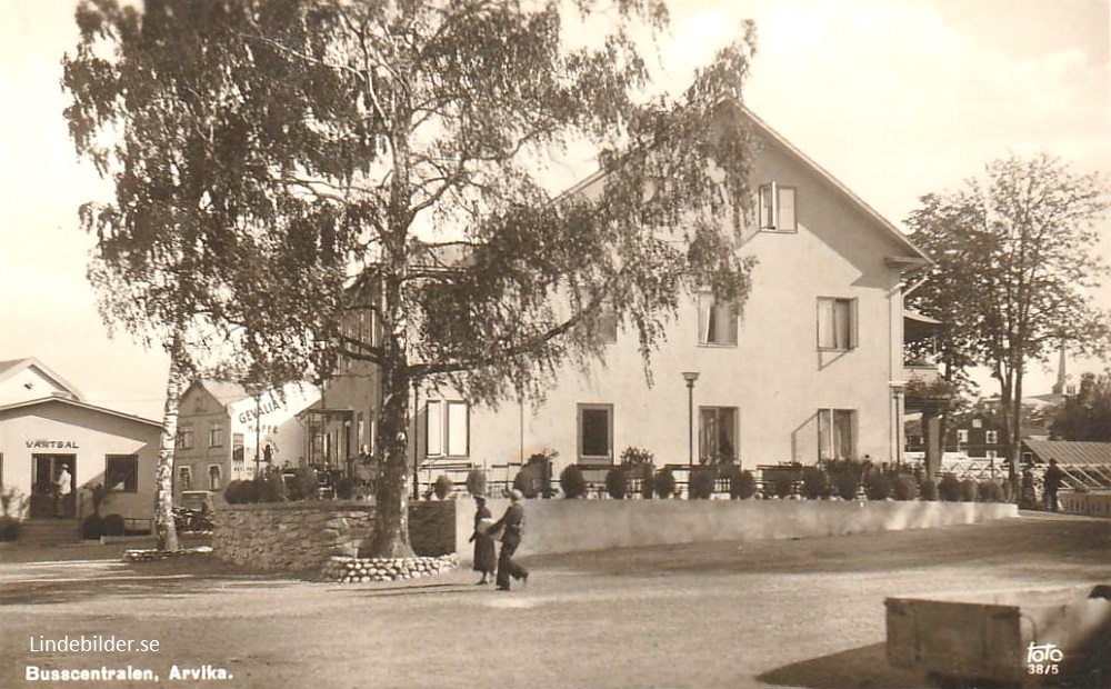 Busscentralen, Arvika 1955