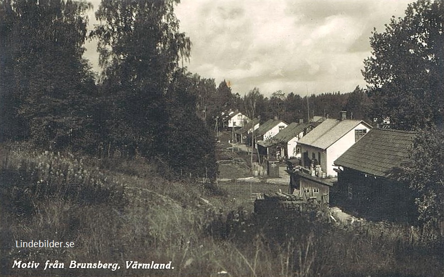 Arvika, Motiv från Brunsberg, Värmland 1931
