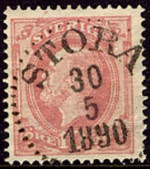 Storå frimärke 1890