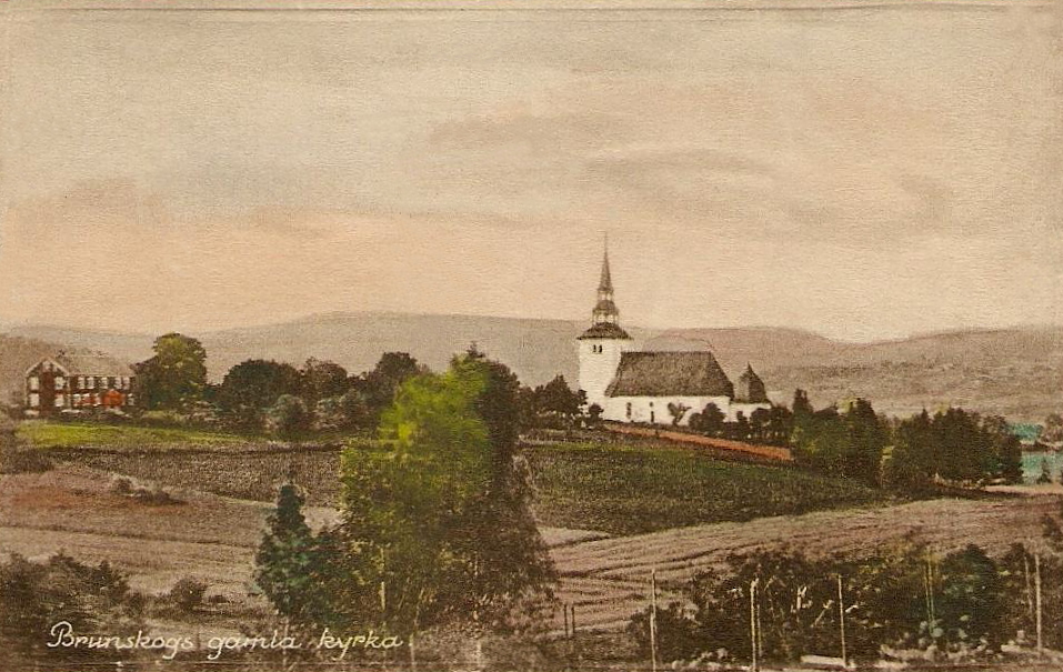 Arvika, Brunskogs Gamla Kyrka 1927
