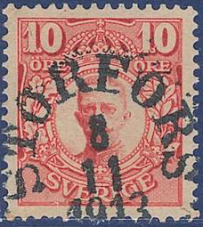 Storfors Frimärke 8/11 1913
