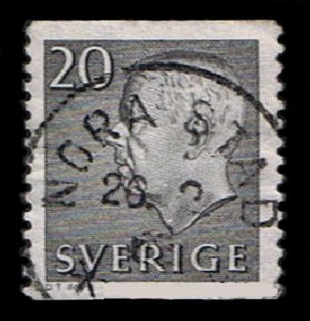 Nora frimärke 26/2 1967