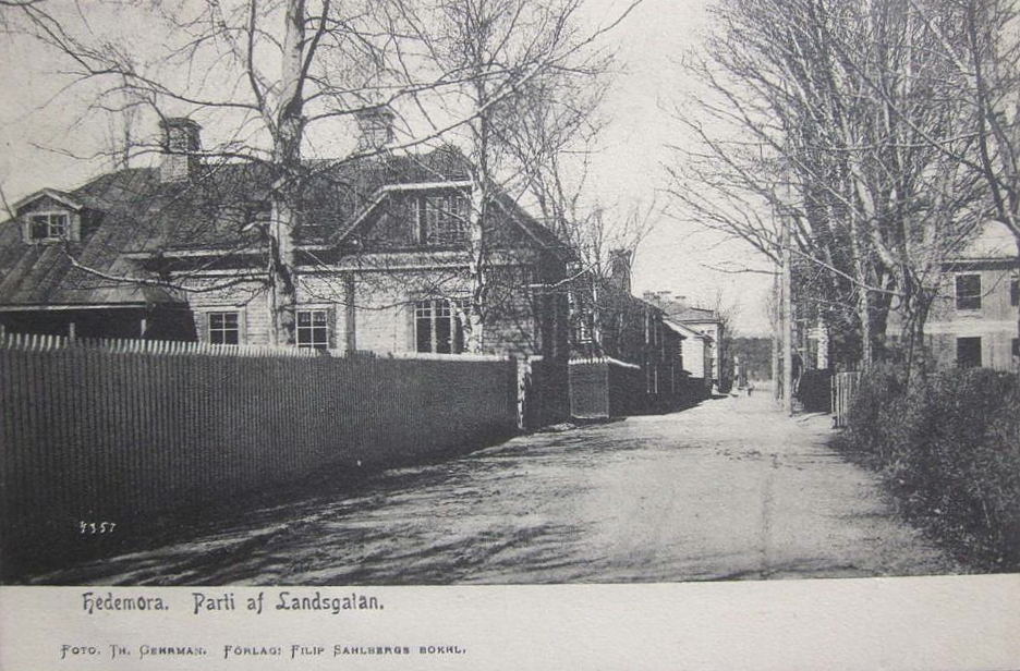 Hedemora, Parti af Landsgatan 1906