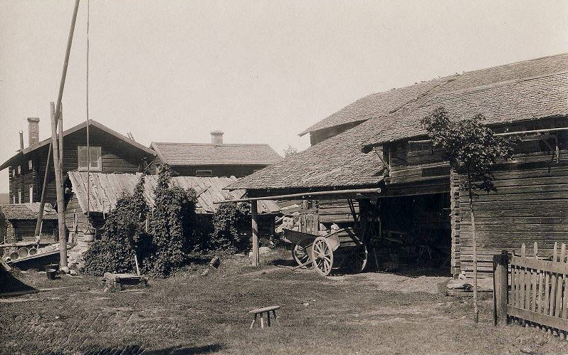 Hedemora, Gårdsinteriör 1908