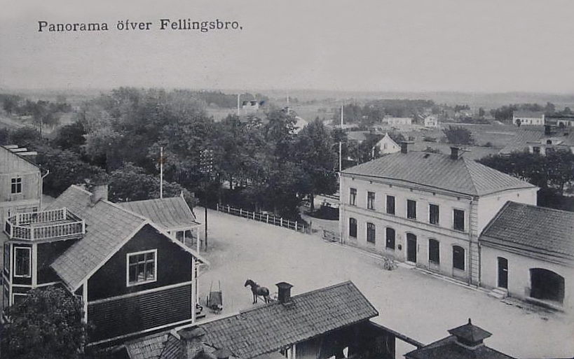 Panorama öfver Fellinsgbro  1910