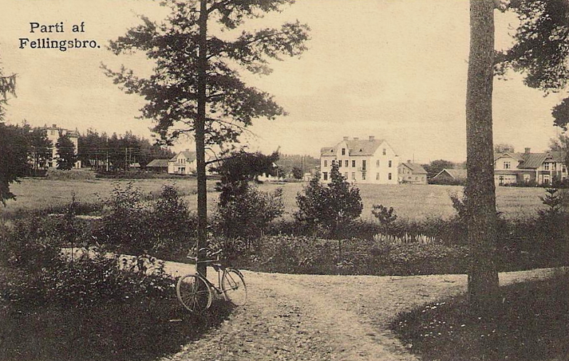 Parti af Fellingsbro 1908