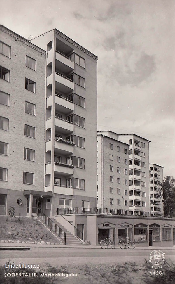 Södertälje Mariekällsgatan 1955