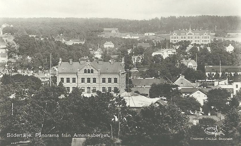 Södertälje, Panorama från Amerikaberget