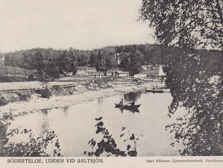 Södertelje, Udden vid Saltsjön 1902