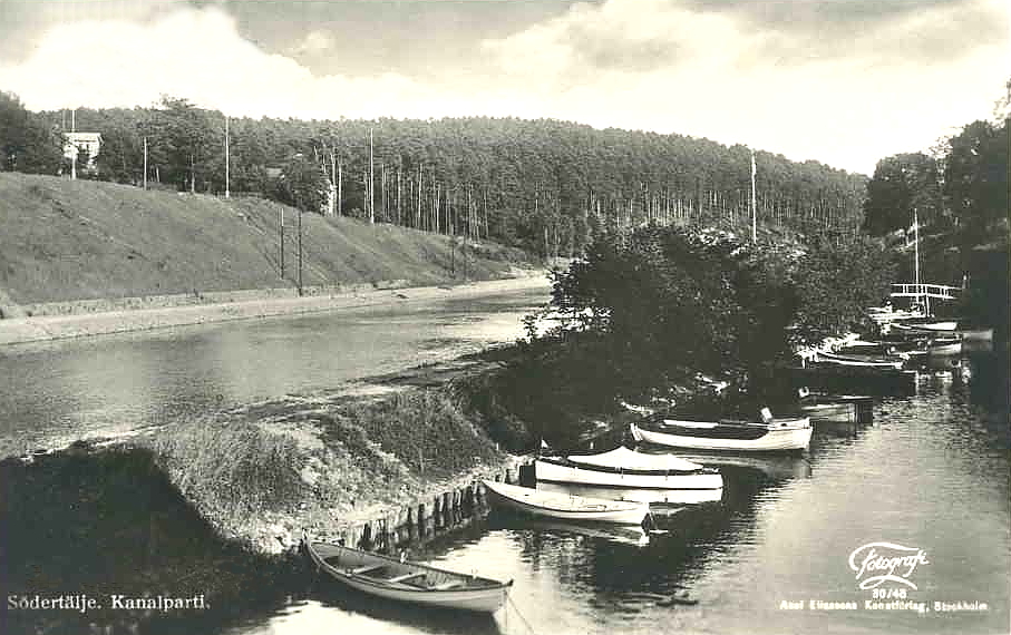 Södertälje, Kanalparti 1934