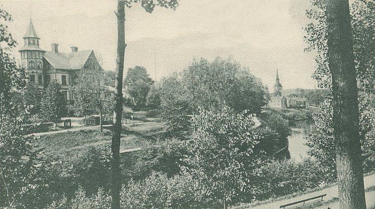Södertälje, Parti från Norra Kanalen 1906