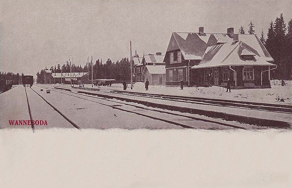 Wanneboda Jernvägsstation 1902
