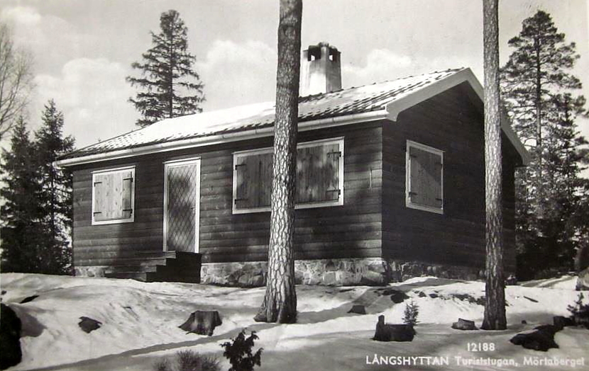 Hedemora, Långshyttan, Turiststugan Mörtaberget 1950