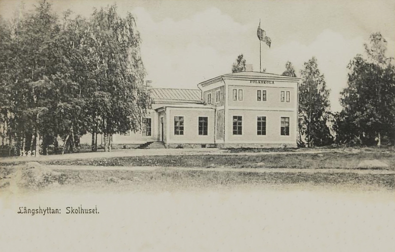 Hedemora, Långshyttan Skolhuset 1905