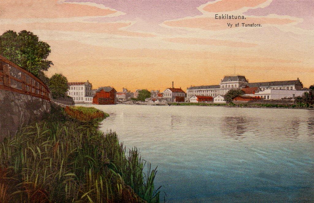 Eskilstuna, Vy af Tunafors 1919