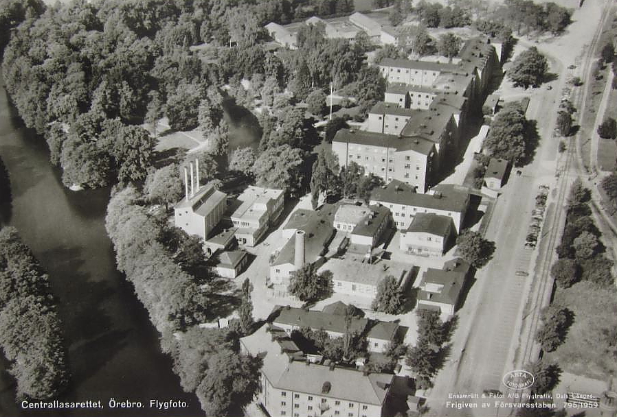 Örebro, Centrallasarettet 1959