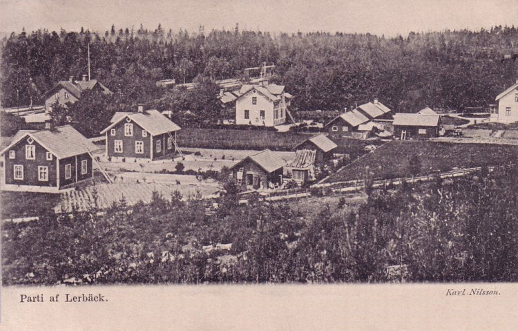Askersund, Parti af Lerbäck 1904