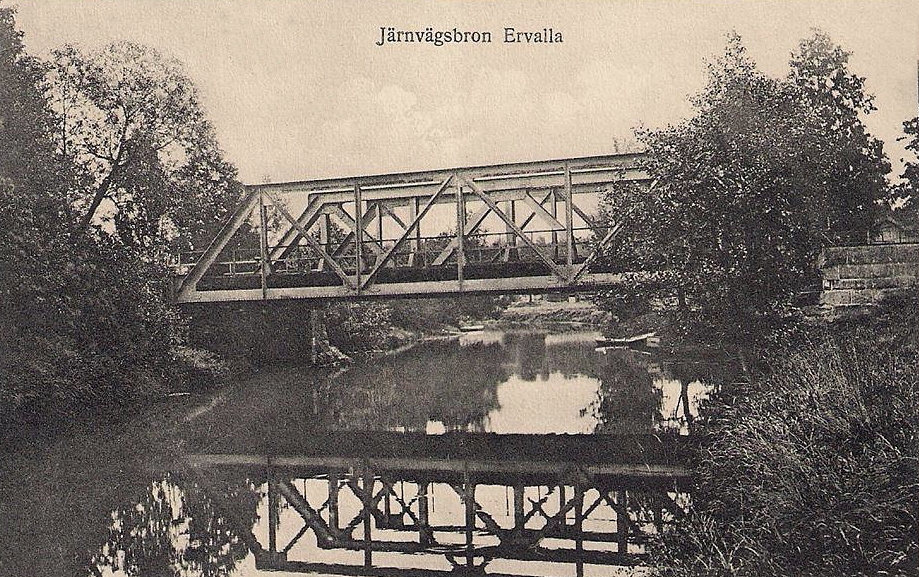 Örebro, Ervalla Järnvägsbron 1925