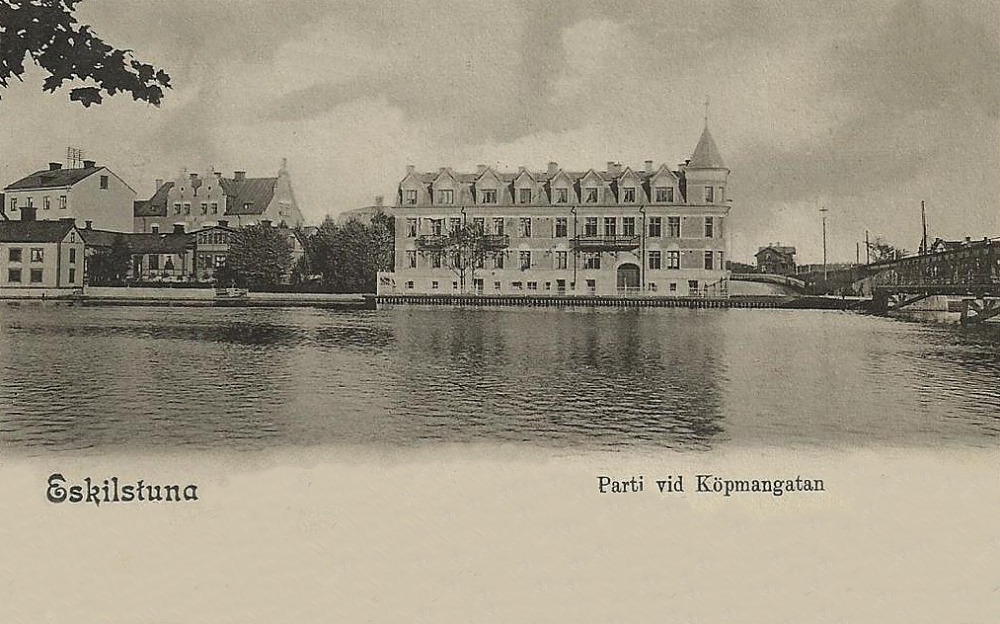 Eskilstuna, Parti vid Köpmangatan  1905