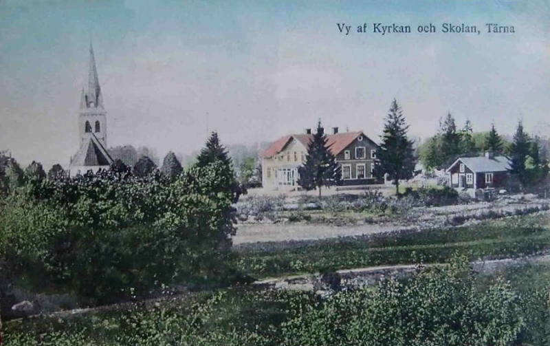 Sala, Vy af Kyrkan och Skolan, Tärna