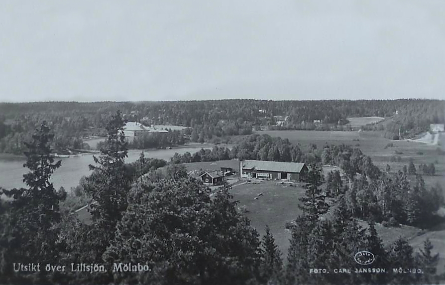 Södertälje, Utsikt över Lillsjön, Mölnbo 1935