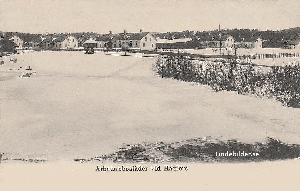 Arbetarebostäder vid Hagfors 1905