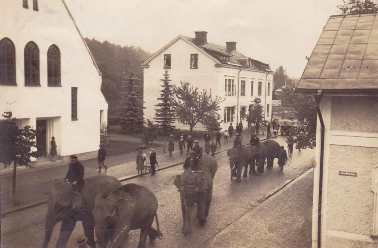 Lindesberg,  Sju elefanter på Kristinavägen