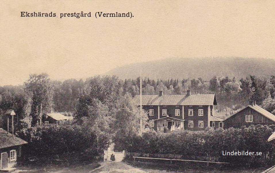 Hagfors, Ekshärads Prestgård, Vermland 1915