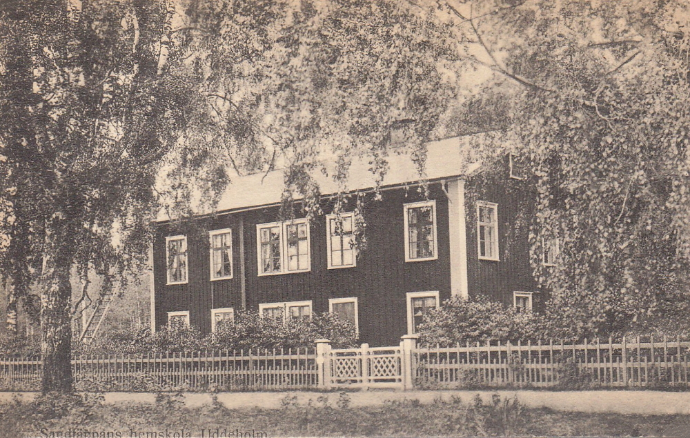 Hagfors. Sandtäppans Hemskola i Uddeholm 1916