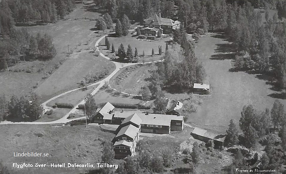 Flygfoto över Hotell Dalecarlia, Tällberg