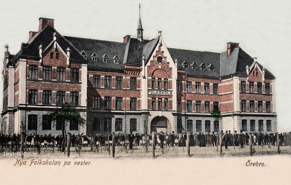 Nya Folkskolan pa Vester, Örebro1903
