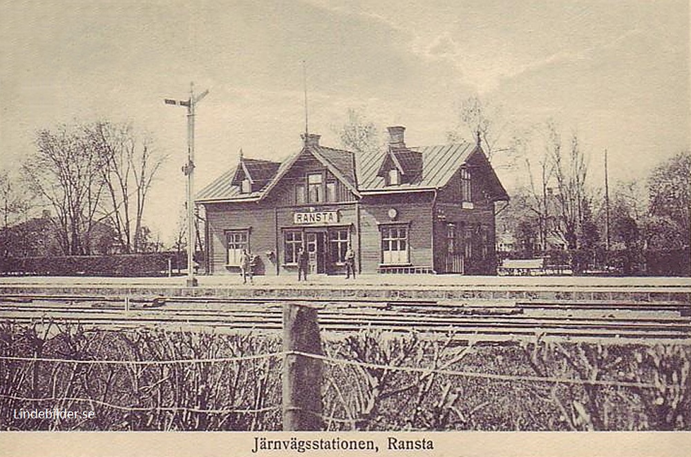 Sala, Ransta Järnvägsstation 1920