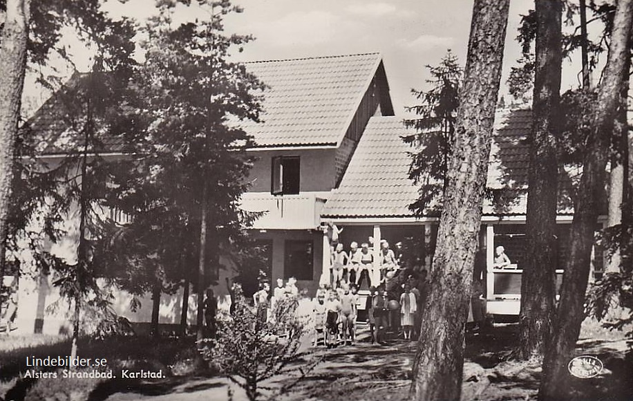 Karlstad, Alsters Strandbad 1949