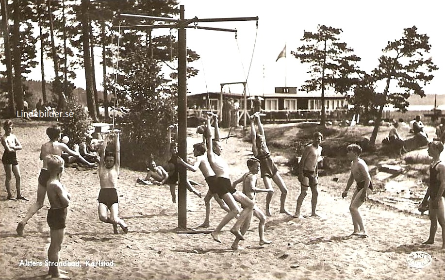Alsters Strandbad, Karlstad 1947