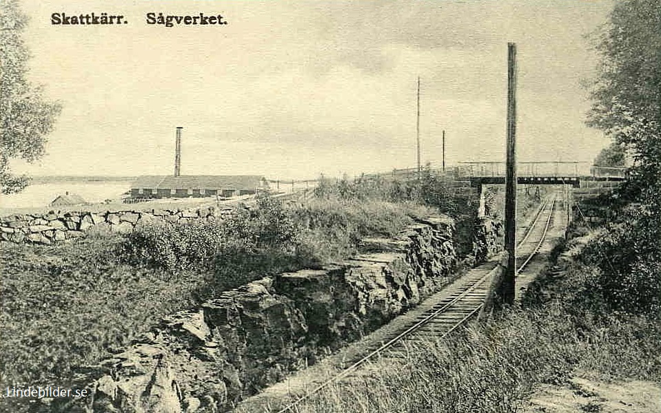 Karlstad, Skattkärr Sågverket 1910