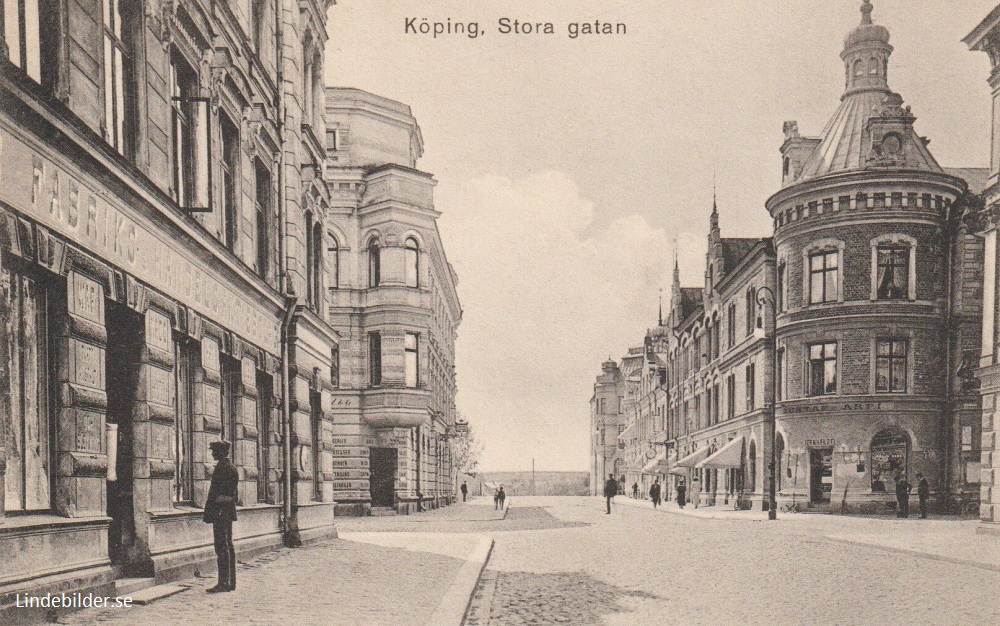 Köping, Stora Gatan 1915