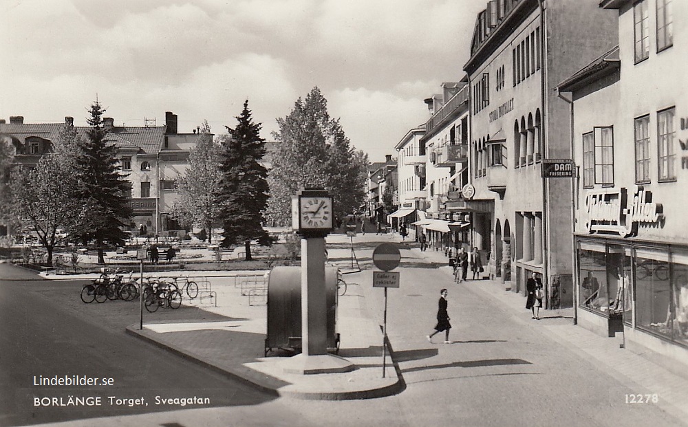 Borlänge, Torget Sveagatan 1952
