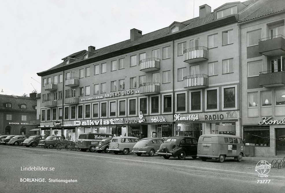 Borlänge  Stationsgatan 1920