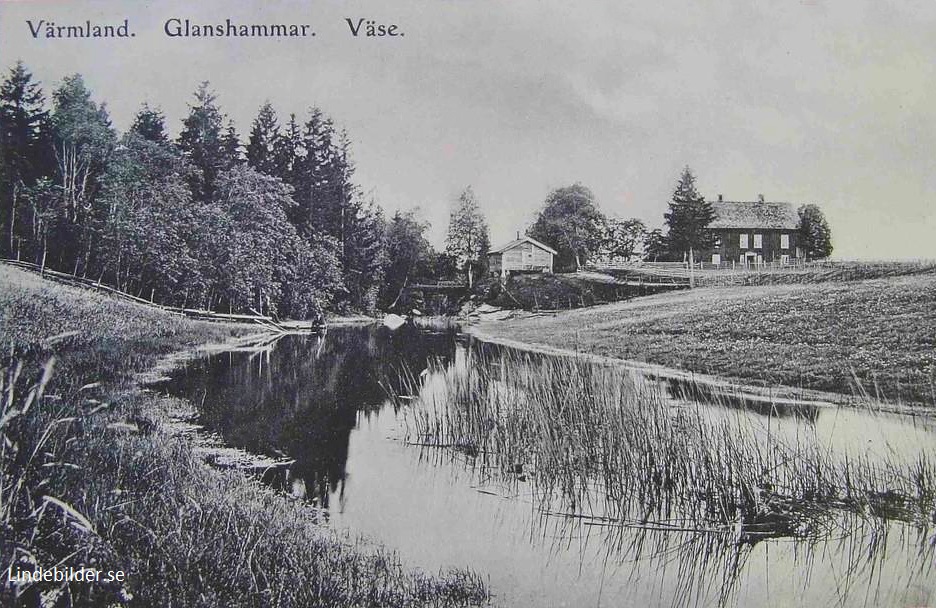 Karlstad, Värmland, Glanshammar, Väse 1909