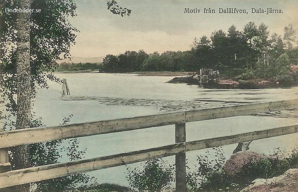 Vansbro, Motiv från Dalälfven, Dala - Järna 1923