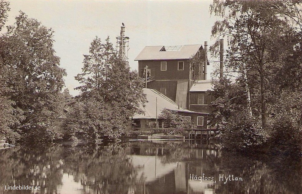 Högfors, Hyttan 1909