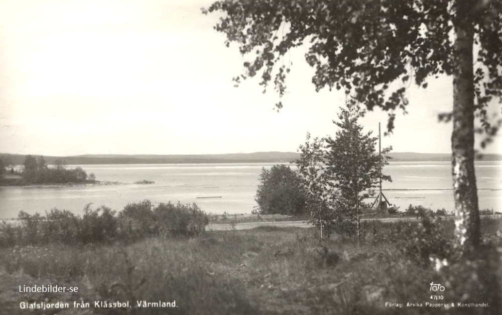 Glafsfjorden från Klässbol, Värmland