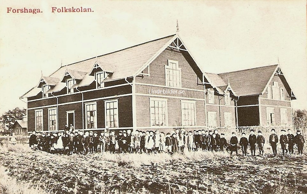 Forshaga, Folkskolan 1917