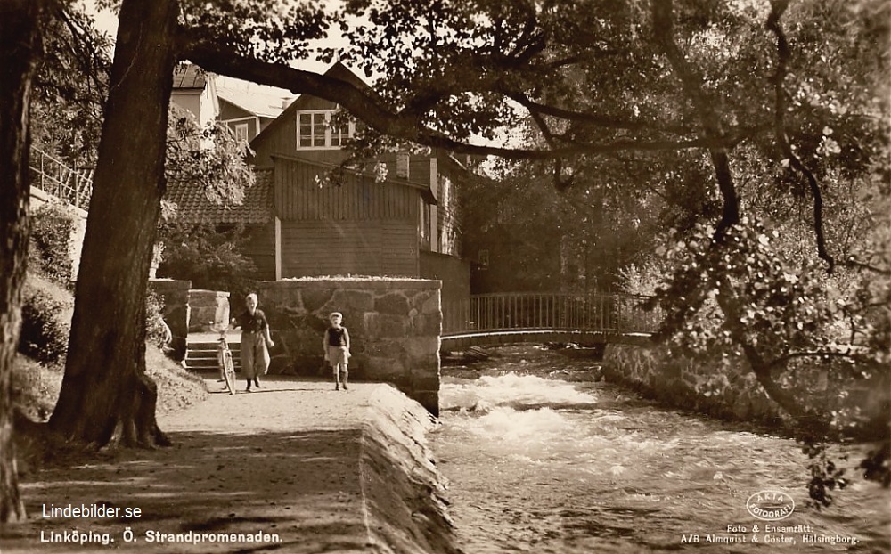 Linköping. Ö. Strandpromenaden