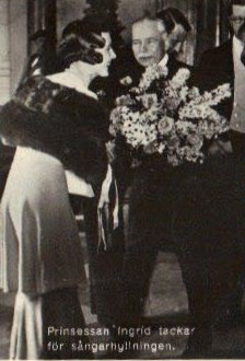 Ingrid på Bröllop 1935