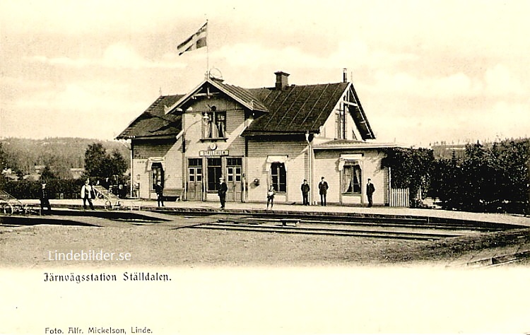 Kopparberg, Järnvägsstation Ställdalen