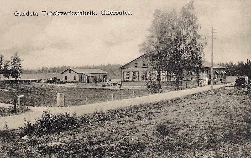 Ullersäter, Gärdsta Tröskverksfabrik 1910