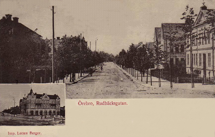 Örebro Rudbäcksgatan 1909
